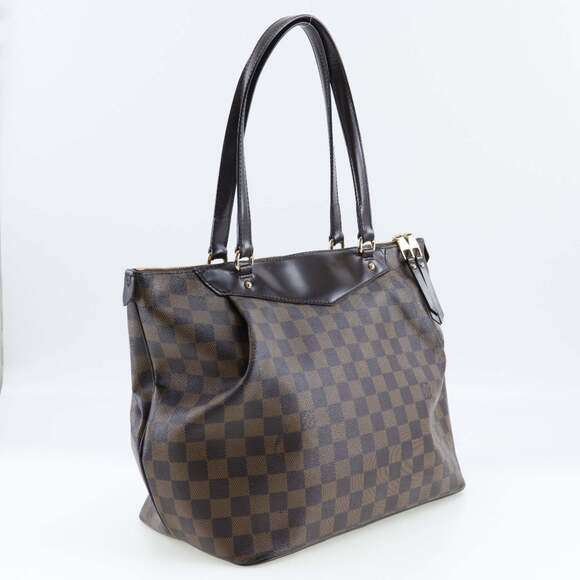 LOUIS VUITTON Authentic Brown Damier Canvas Shoulder Bag - Picture 3 of 10